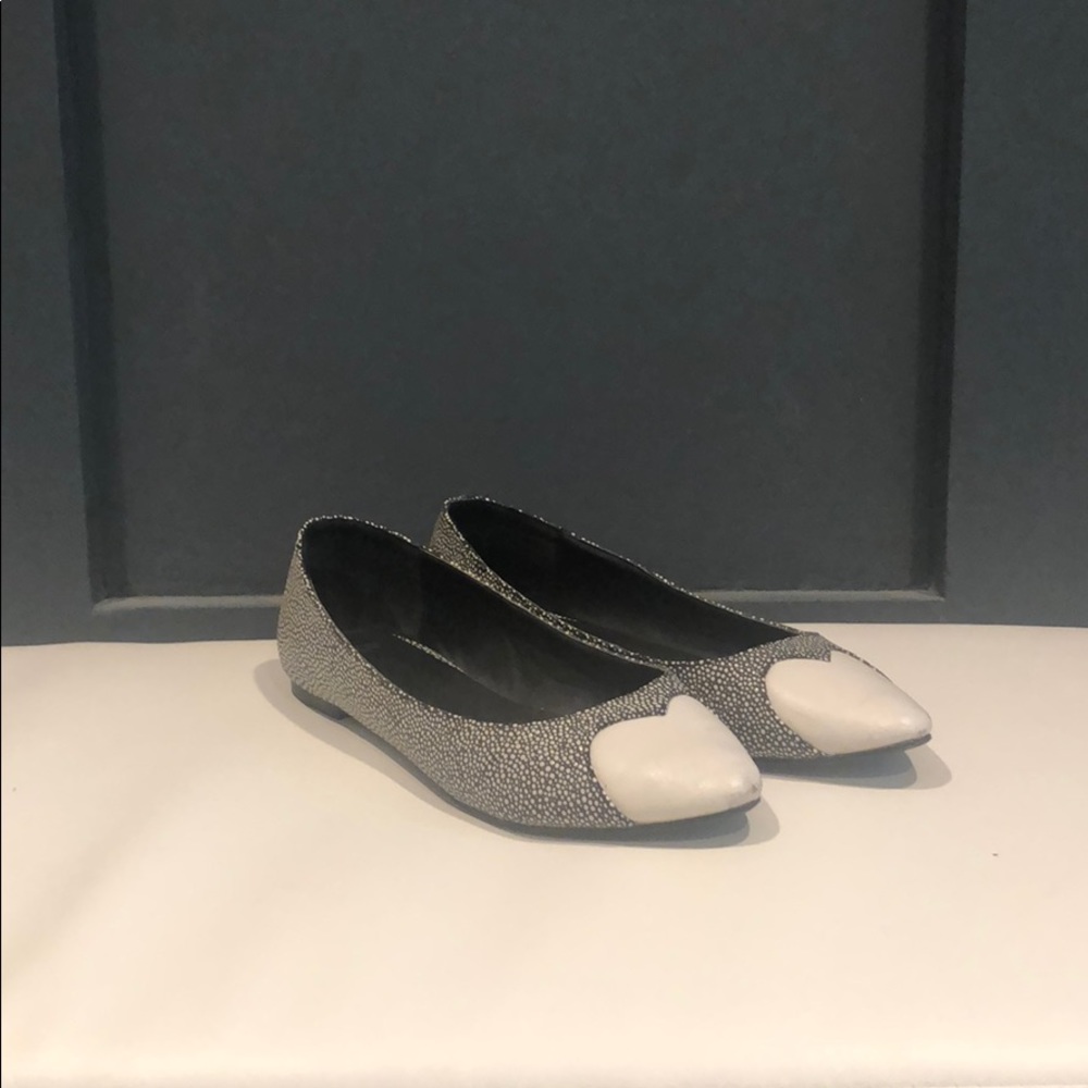 Asos heart flats with pointed toe